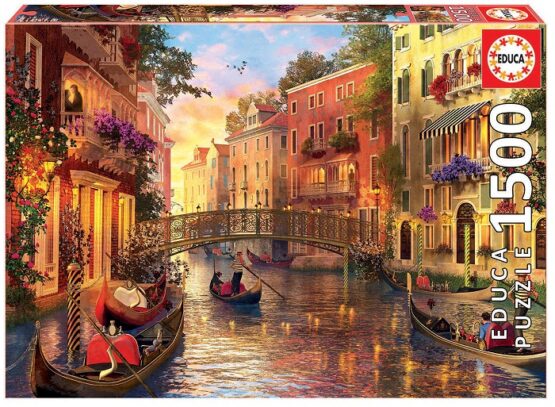 1500PCS. PUZZLE SUNSET IN VENICE