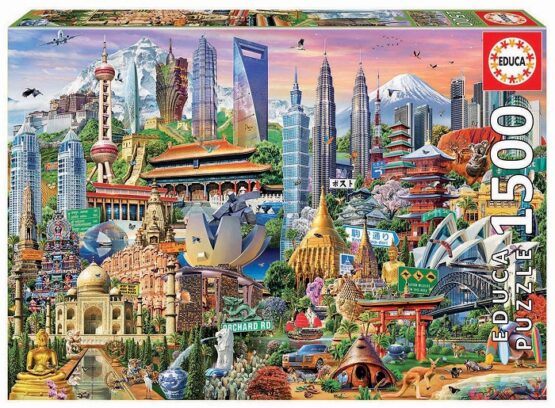 1500PCS. PUZZLE SIMBOLOS DE ASIA