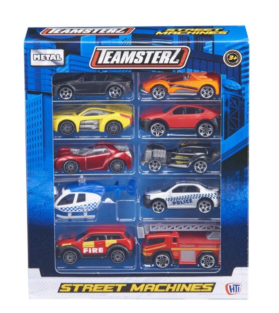 TZ STREET MACHINES DIECAST 10PK