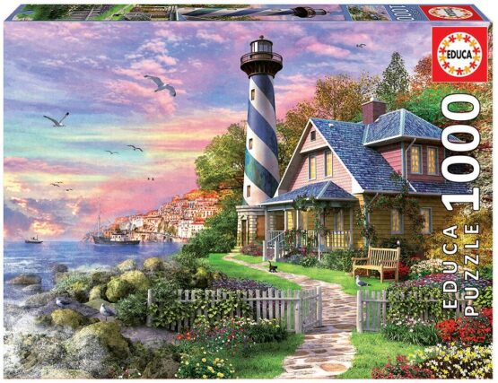 1000PCS. PUZZLE LIGHTHOUSE AT RO