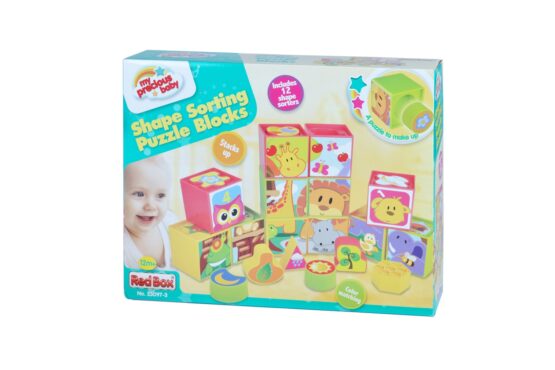 12 PCS SHAPE SORTING PUZZLE