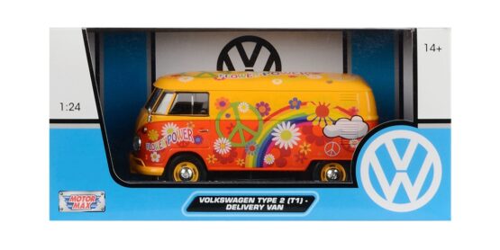 1:24 Volkswagen Type 2 (T1)  – Delivery Van with Flower Power