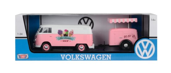 1:24 Volkswagen Type 2 (T1 ) Trailer Set  –  Delivery Van + Refrigeration Trailer
