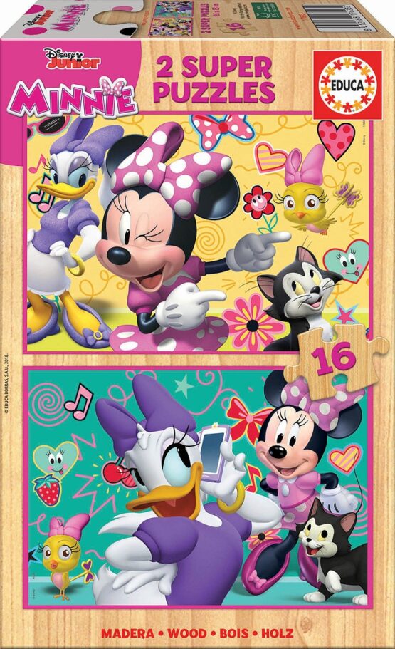 2X16 MINNIE AYUDANTES PUZZLE