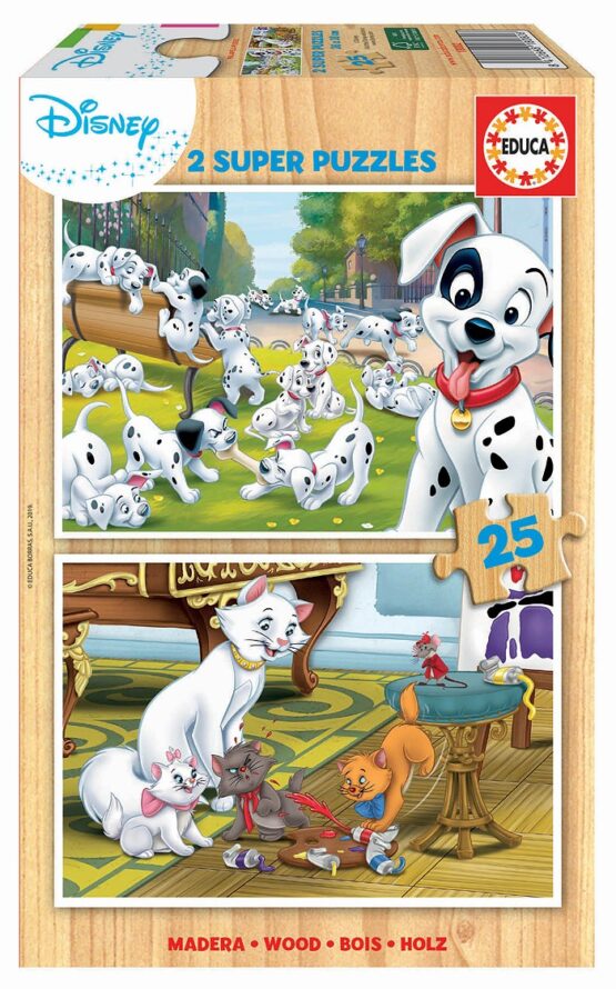 2X25 DISNEY ANIMALS PUZZLE