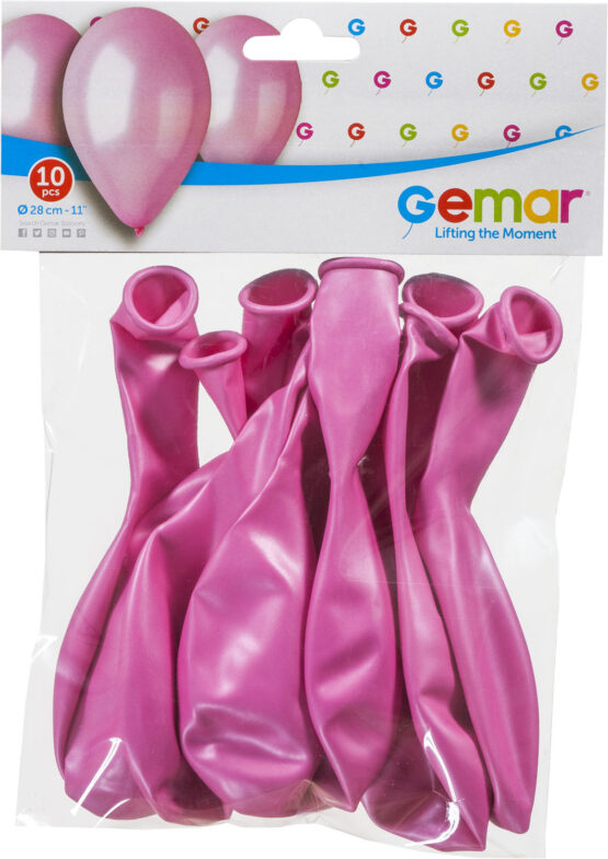 10 BALLOONS G110 METALLIC ROSE #033