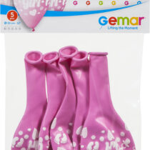 5 PRINTED BALLOONS GS110 IT’S A GIRL #486